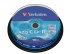 CD-R AZO CRYSTAL 10 KPL TORNI, 52X 700 MB VERBATIM